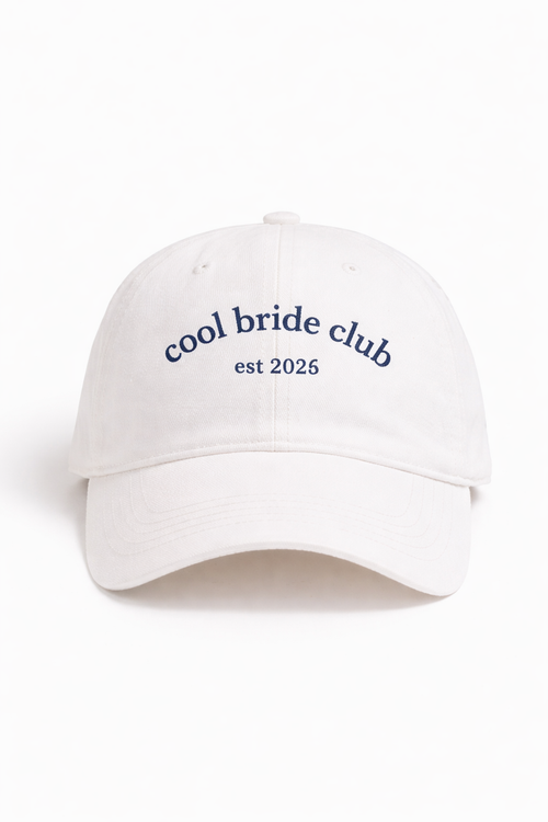 Cool bride club personalised cap