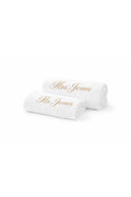 Personalised embroidered Bridal bath towel or sheet