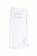 Personalised embroidered longer length sarong