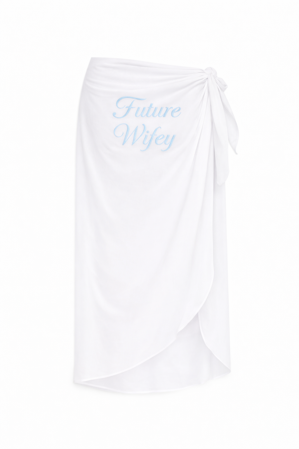 Personalised embroidered longer length sarong