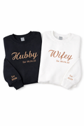 Scripted personalised unisex sweatshirt