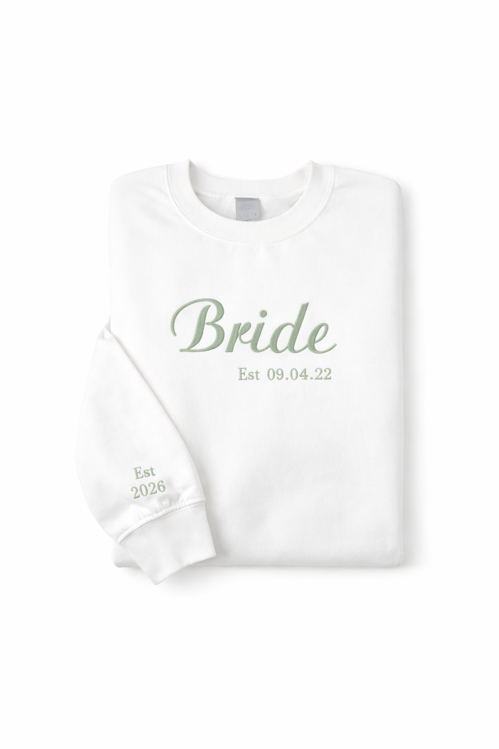 Scripted personalised unisex sweatshirt