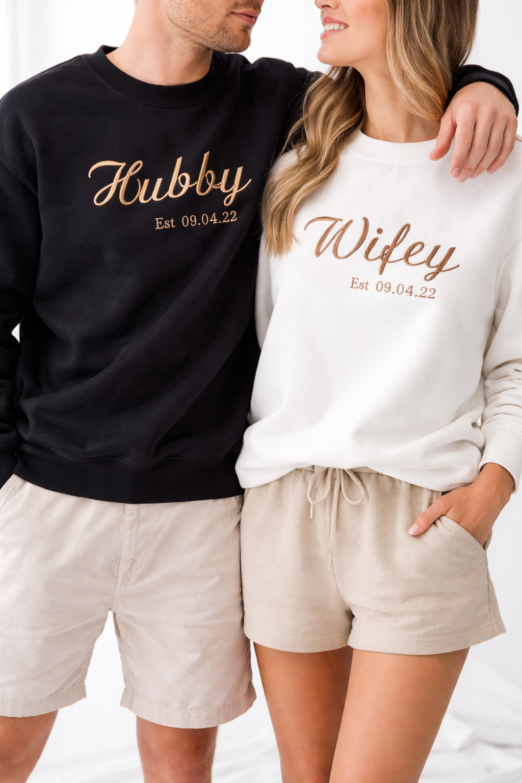 Scripted personalised unisex sweatshirt