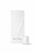 Personalised embroidered quick dry beach towel with pouch