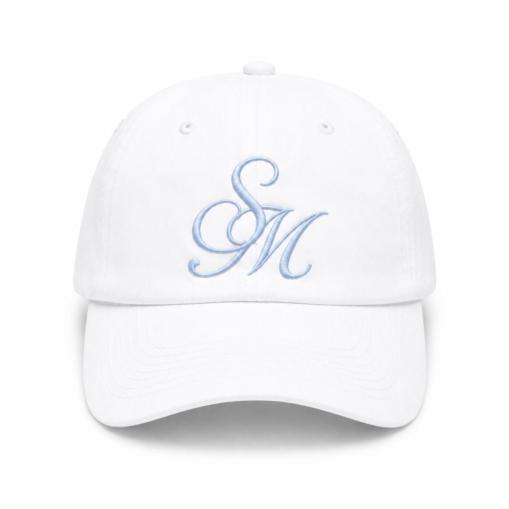 Couples intertwined initials cap
