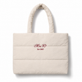 Personalised quilted tote bag