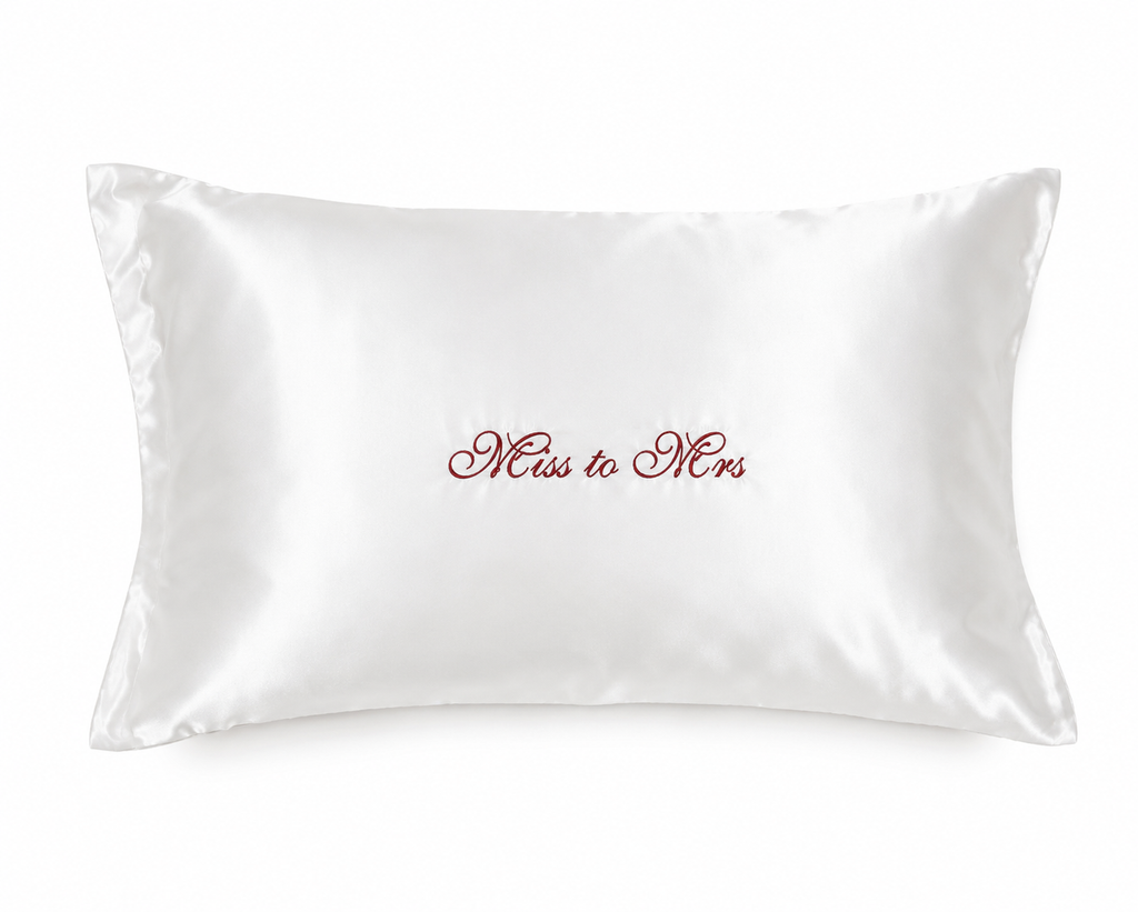 personalised satin pillowcase