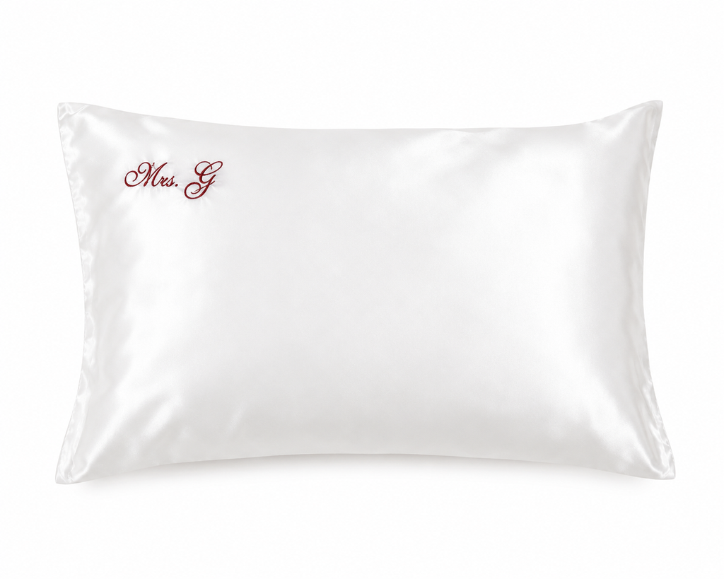 personalised satin pillowcase
