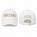 Personalised Front & back bridal cap