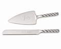 Personalised cake knife set