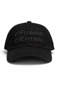 Husband Material Personalised Embroidered Baseball Cap