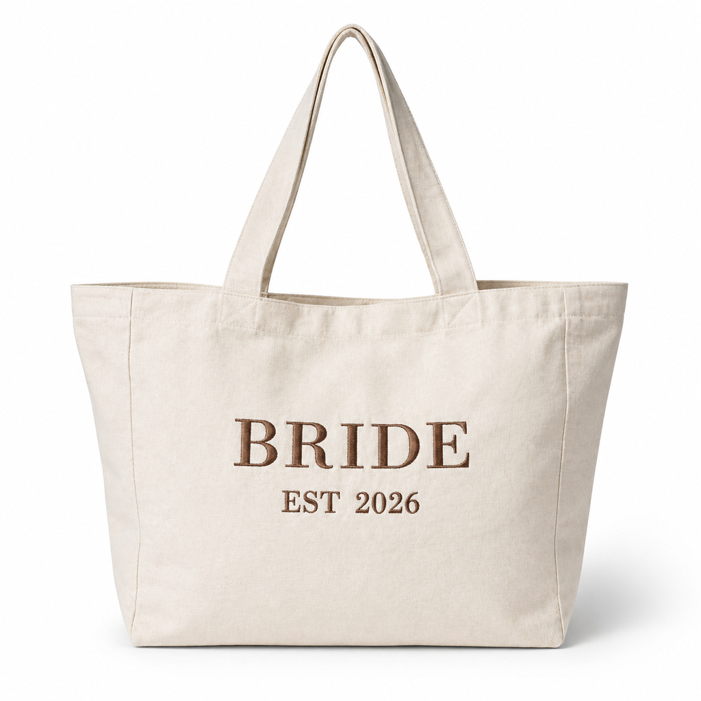 Oversized personalised beach bag